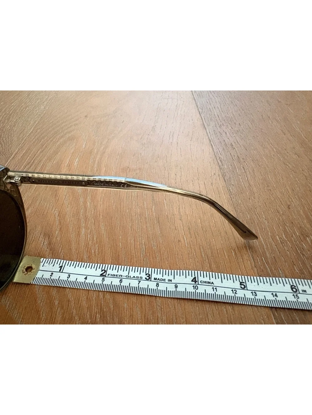Bottega Veneta Brown Sunglasses Woven Frame Vintage Luxury